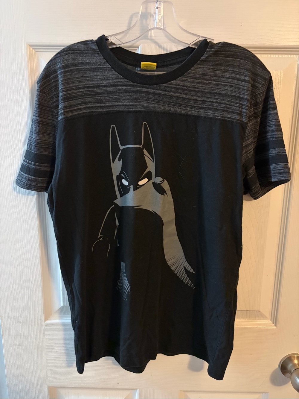 Lego Black and Yellow Batman Logo Tee